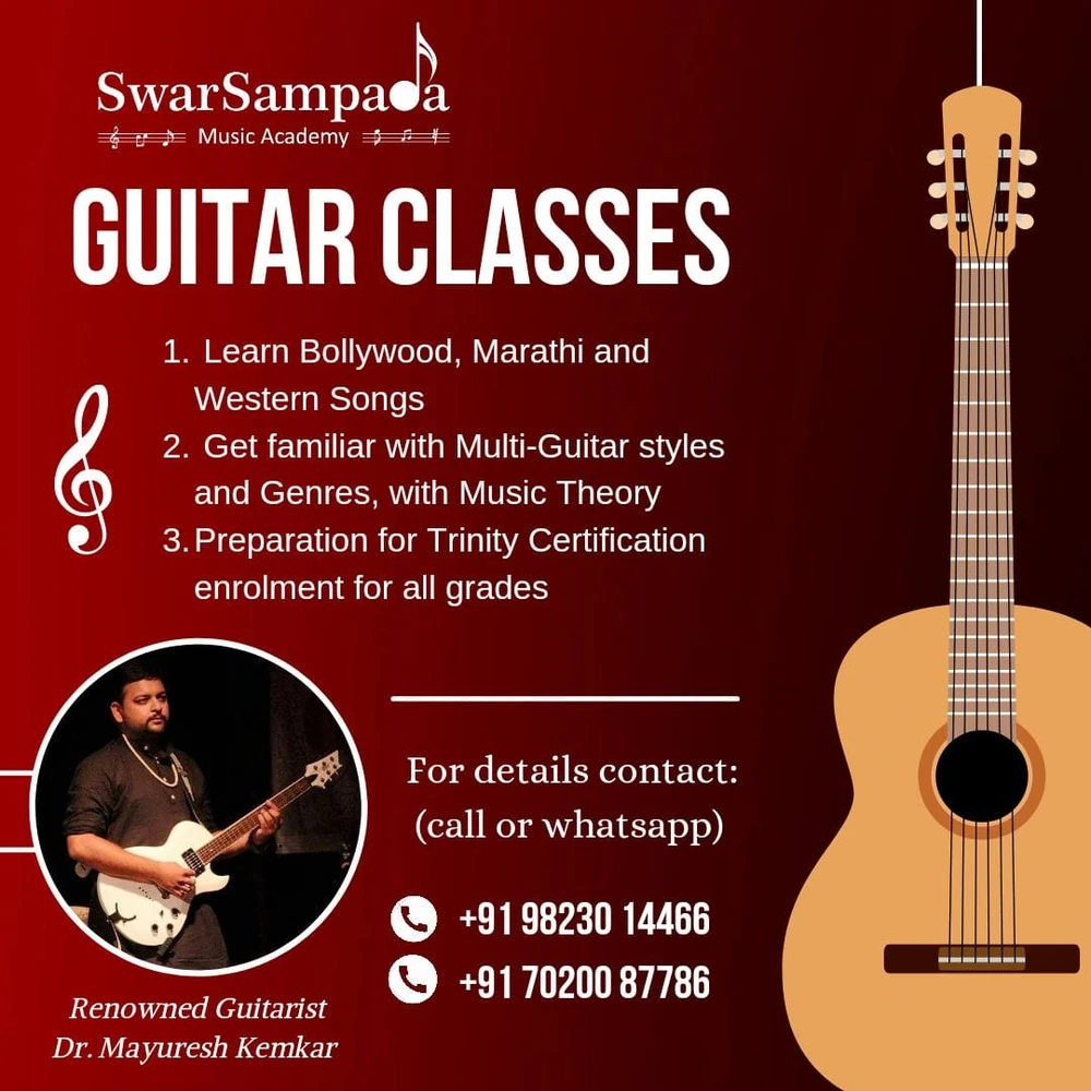 Guitar classes with Dr. Mayuresh Kemkar